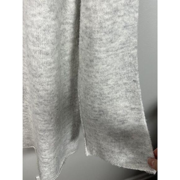 Zara Knit Oversized Gray Sweater Stretch Crewneck Size Small Women’s - Picture 6 of 6